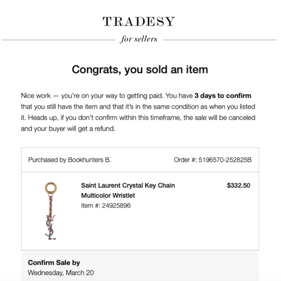 SOLD ON TRADESY. - Picture 2 of 3